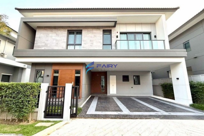 ขาย/เช่า บ้านเดี่ยว 2ชั้น The City Bangna ขนาด 62 ตร.ว พื้นที่ใช้สอย 285 ตร.ม บ้านตกแต่งใหม่ เฟอร์ใหม่ พร้อมต่อเติมหลังคาหลังบ้านเรียบร้อยพร้อมเข้าอยู่