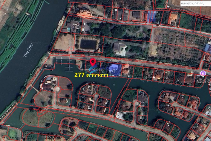 ขายที่ดินแปลงสวย 277 ตรว ในหมู่บ้านกฤษดามารีน่า อ.สามพราน จ.นครปฐม