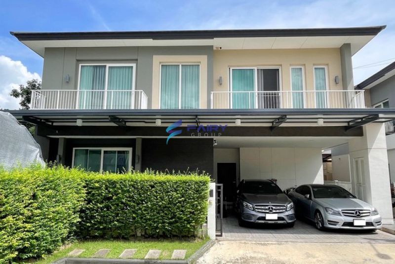 ขาย/เช่าบ้านเดี่ยว 2ชั้น The City รามอินทรา 80.2 ตรว 275 ตรม แบบบ้าน Parco ขนาดใหญ่สุดของโครงการ(สภาพใหม่) พร้อมเข้าอยู่