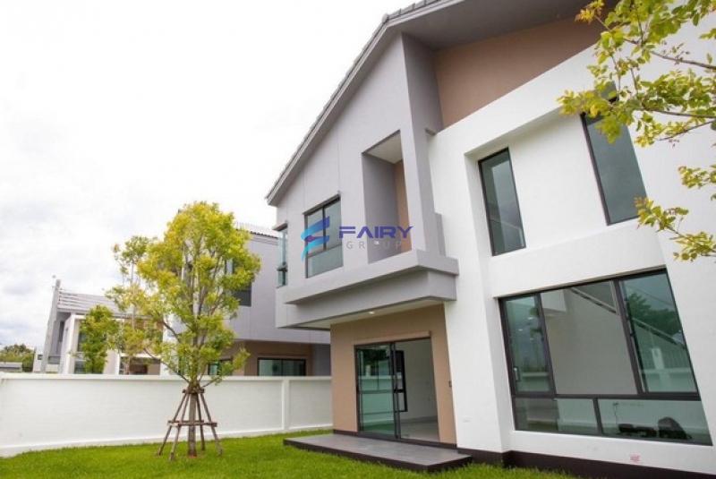 ขายบ้านเดี่ยว 2ชั้น โครงการ Vario สุวรรณภูมิ ที่ดิน 96 ตรว พื้นที่ใช้สอย 212 ตรม.