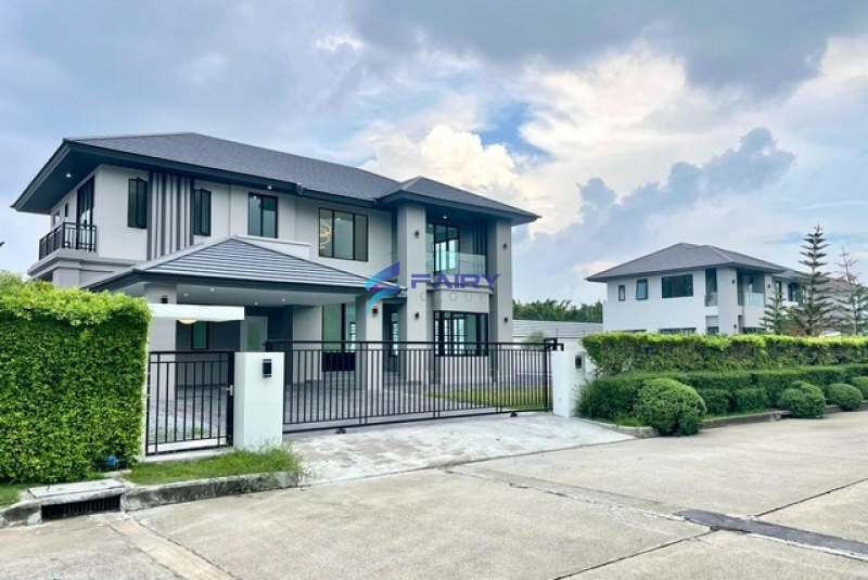 ขายบ้านเดี่ยว 2 ชั้น หมู่บ้าน ณุศาศิริ ซิตี้ พระราม 2 ต.บางน้ำจืด จ.สมุทรสาคร เนื้อที่ 230.7 ตรว พร้อมสระว่ายน้ำส่วนตัว ปรับปรุงใหม่พร้อมอยู่