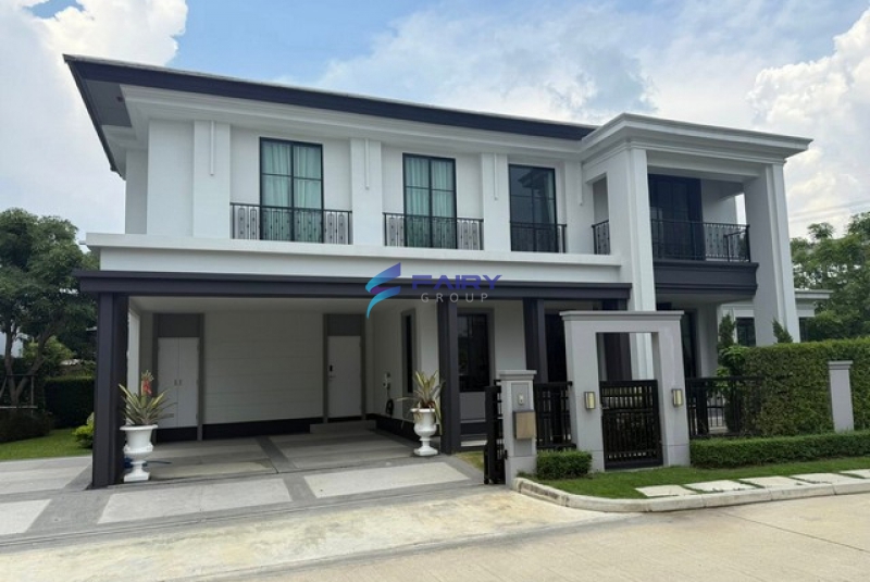 ขายบ้านเดี่ยว 2 ชั้น โครงการเศรษฐสิริ แจ้งวัฒนะ-ประชาชื่น 2 ที่ดิน 119.6 ตรว พื้นที่ใช้สอย 324 ตรม หลังมุม พร้อมเข้าอยู่